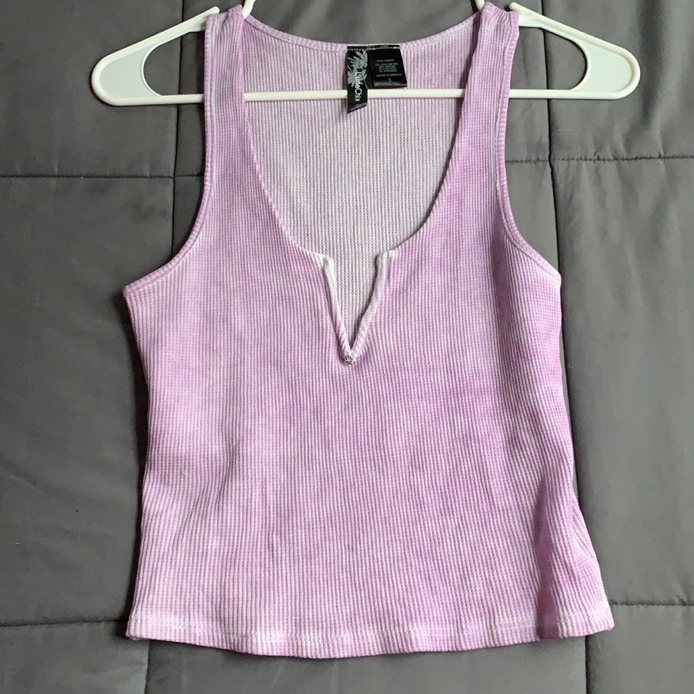 Lavender Cropped Tank